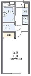 レオパレスコンフォート 1Kの間取図画像