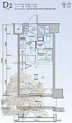 SYNEX横濱阪東橋2 1Kの間取図画像