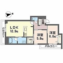 スターヒルズ A0205 ｜ 岡山県岡山市南区福富西１丁目3-29（賃貸マンション2LDK・2階・59.52㎡） その2