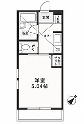 FeliceEast 1Kの間取図画像