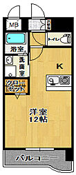 セレーノ・2 ワンルームの間取図画像