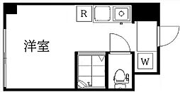 サンハイム田町 ワンルームの間取図画像