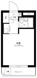 ソアール都立大学 1Kの間取図画像