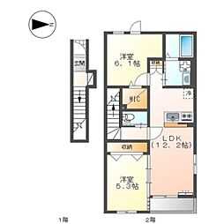 グランディール 2階