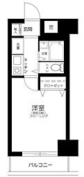アーバンヒルズ平井 1Kの間取図画像