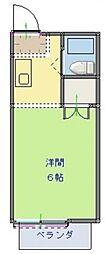 ハイツ27 1Kの間取図画像