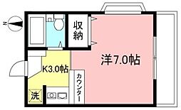 間取図画像 1K