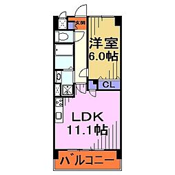 間取図画像 1LDK