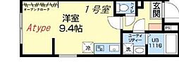 新築 rcレジ亀戸 ワンルームの間取図画像