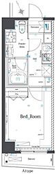 AZEST上板橋2 1Kの間取図画像