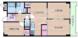 エストソレイユ 3LDKの間取図画像