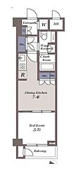 ドゥーエ参宮橋 1DKの間取図画像