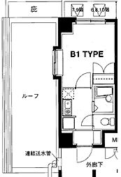 Jewel西荻窪 1Kの間取図画像