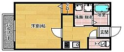 セピアコート 1Kの間取図画像