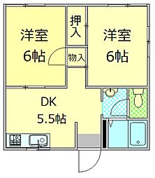 ホワイトハウス B号棟 1階
