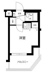 クリオ藤が丘壱番館 1Kの間取図画像