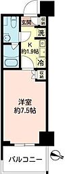 MFPRコート木場公園 1Kの間取図画像