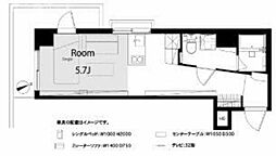日神パレス新大塚 ワンルームの間取図画像