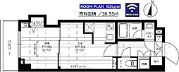 グランドコンシェルジュ氷川台 1DKの間取図画像
