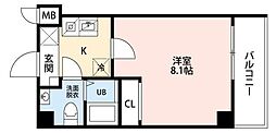 SkyUrawa 1Kの間取図画像