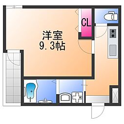 間取図画像 1K