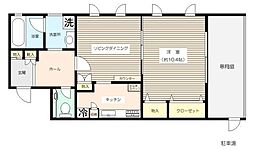 アークガーデン 1LDKの間取図画像