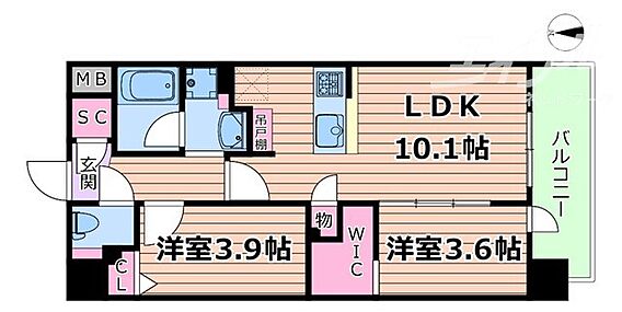 アーバネックス大阪天満宮II_間取り_0