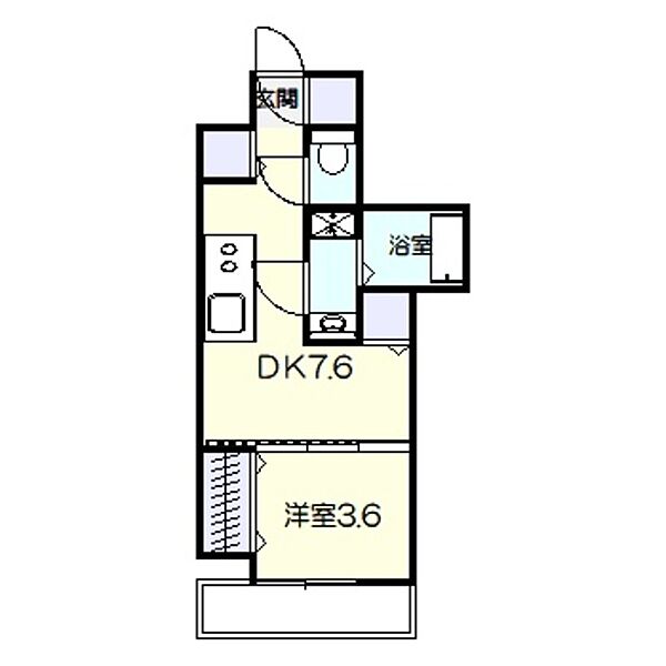 クローバー・レジデンスNakamozu ｜大阪府堺市北区中百舌鳥町６丁(賃貸マンション1DK・13階・27.76㎡)の写真 その2