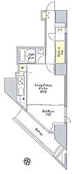 プライムメゾン本郷 1LDKの間取図画像