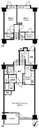 参宮橋マンション 2LDKの間取図画像