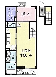 モヤ・クーチャ 1LDKの間取図画像