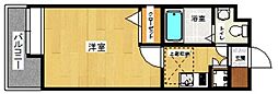ダイナコートエスタディオ平尾駅前 1Kの間取図画像