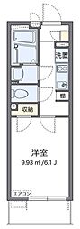 クレイノ与野 1Kの間取図画像