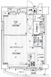 ヴェルステージ秋葉原EAST 1LDKの間取図画像