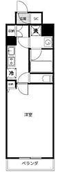 スカール千葉みなと 1Kの間取図画像