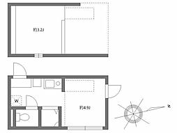 ハーモニーテラス高円寺南4 ワンルームの間取図画像