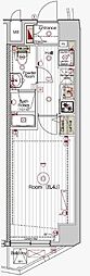 マキシブ桜台ベルグレード 1Kの間取図画像