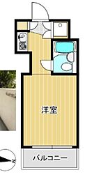TOP三軒茶屋NO4 ワンルームの間取図画像