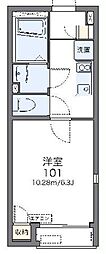 レオネクスト狭山ケ丘 1Kの間取図画像