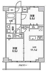 物件の間取り