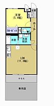 ＯＲＥＯ＆ＭＡＰＬＥ 105 ｜ 鹿児島県鹿児島市坂元町（賃貸マンション1LDK・1階・42.75㎡） その2