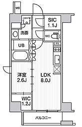SEASONFLATS新高円寺 1LDKの間取図画像