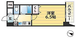 プレサンス神戸駅前 1Kの間取図画像