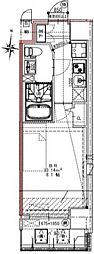 S-RESIDENCE錦糸町パークサイド 1Kの間取図画像