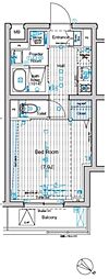 ブライズ下丸子ドゥエ 1Kの間取図画像