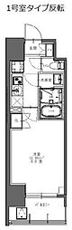 エス-レジデンス北千住reiz 1Kの間取図画像