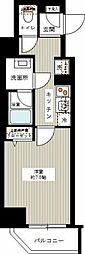 アイルラメール錦糸町 1Kの間取図画像