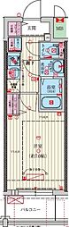 ファーストフィオーレ尼崎グランウエスト 1Kの間取図画像