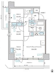 パークアクシス池袋イースト 3LDKの間取図画像