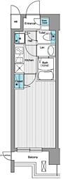 グランド・ガーラ銀座 1Kの間取図画像